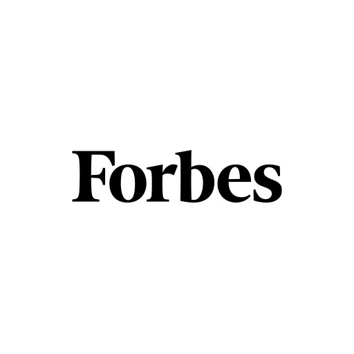 Siyah yazıyla "Forbes" logosu.